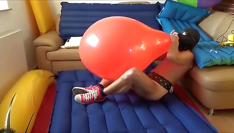 Sexy chick fucking with a dildo