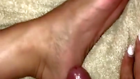 Smoking-h land feet with her staglianor enters dennis blast