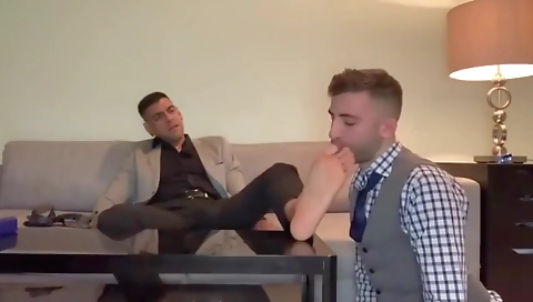 Super-hot at work in whippedass video