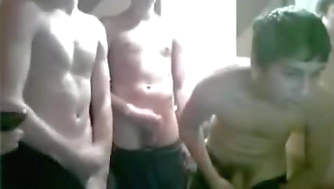 Sexy dark brown drilled on a massage tabl temple