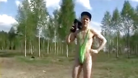 Sexy young girl with huge boobs gets fucked in the park