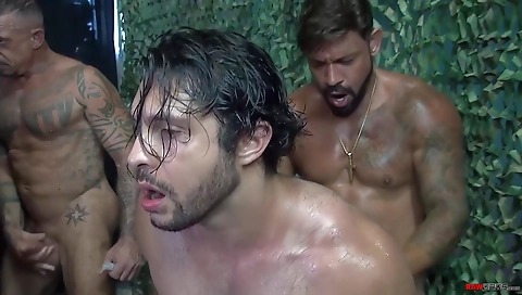 Smoking hot slut gets fucked by a huge cock