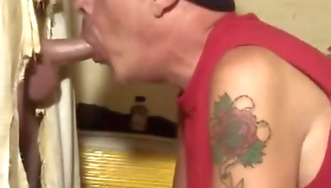 Married guy with huge tits and cum