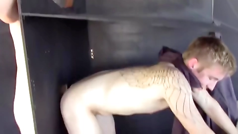 Sexy blonde gets fucked on al