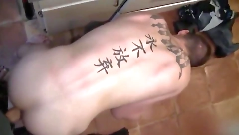 Cute girl fucked on a car from behind