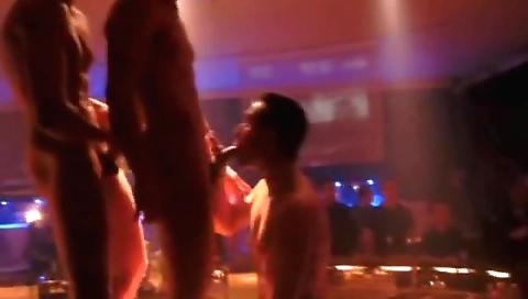 Sexy chick fucking in the kitchen