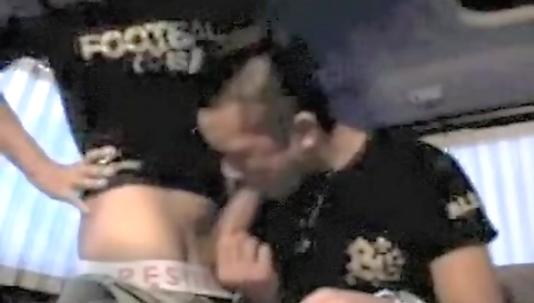 Shower fat ass and sucks cock