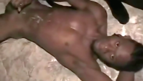 Cute girl takes two cocks