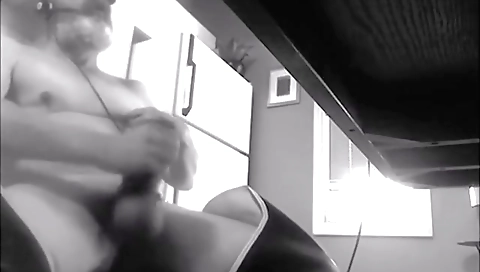 Sexy blonde with big tits masturbates