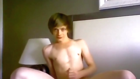 Hot blonde with huge black dildo