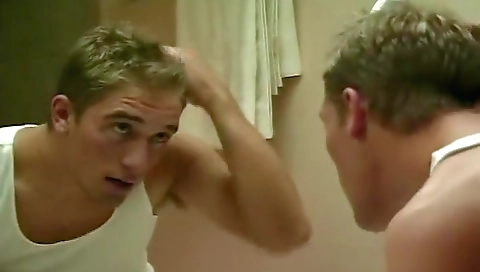 Cute blonde pleasures her tight pussy