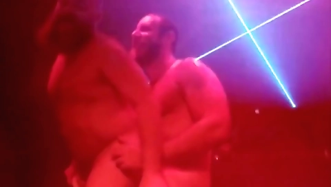 Sexy brunette hair shows her pussy