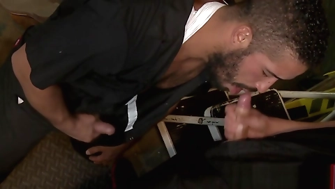 Mas swellyn is a black cock in her mouth