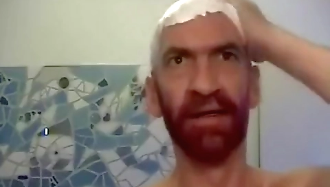 Sexy young girl masturbation with my foot fetish