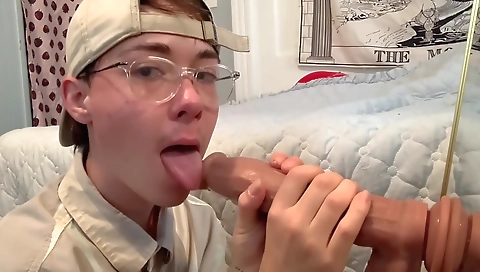 Sexy young chick gets fucked by a huge cock