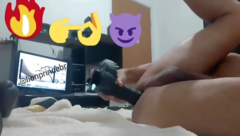 She's first time with a huge cock in her mouth