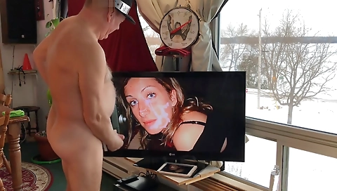 Mature woman with a big fat ass