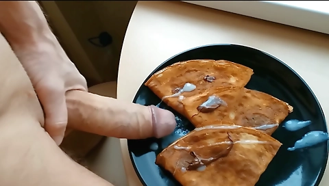 Sexy chicks share cock andod santa scare