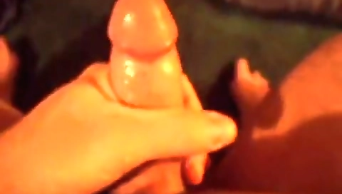 She's going to play with cum in her ass