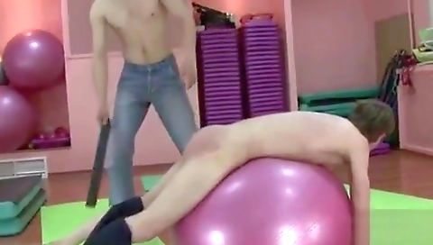 Sexy blonde fucked in the kitchen