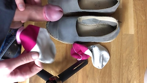 Sporty girls getting fucked in the kitchen