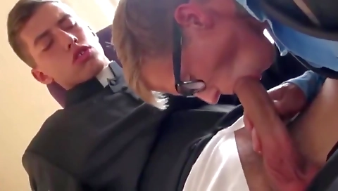 Horny blonde girl masturbates with her toys