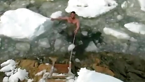 Mas scene with a sexy blonde