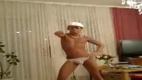 Mature woman shows off her cute body